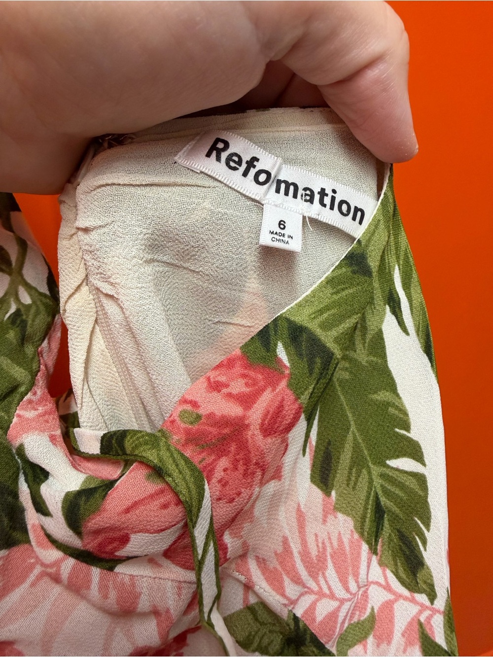 Reformation - Tova Dress in tropical floral - 6 - Picture 6 of 7
